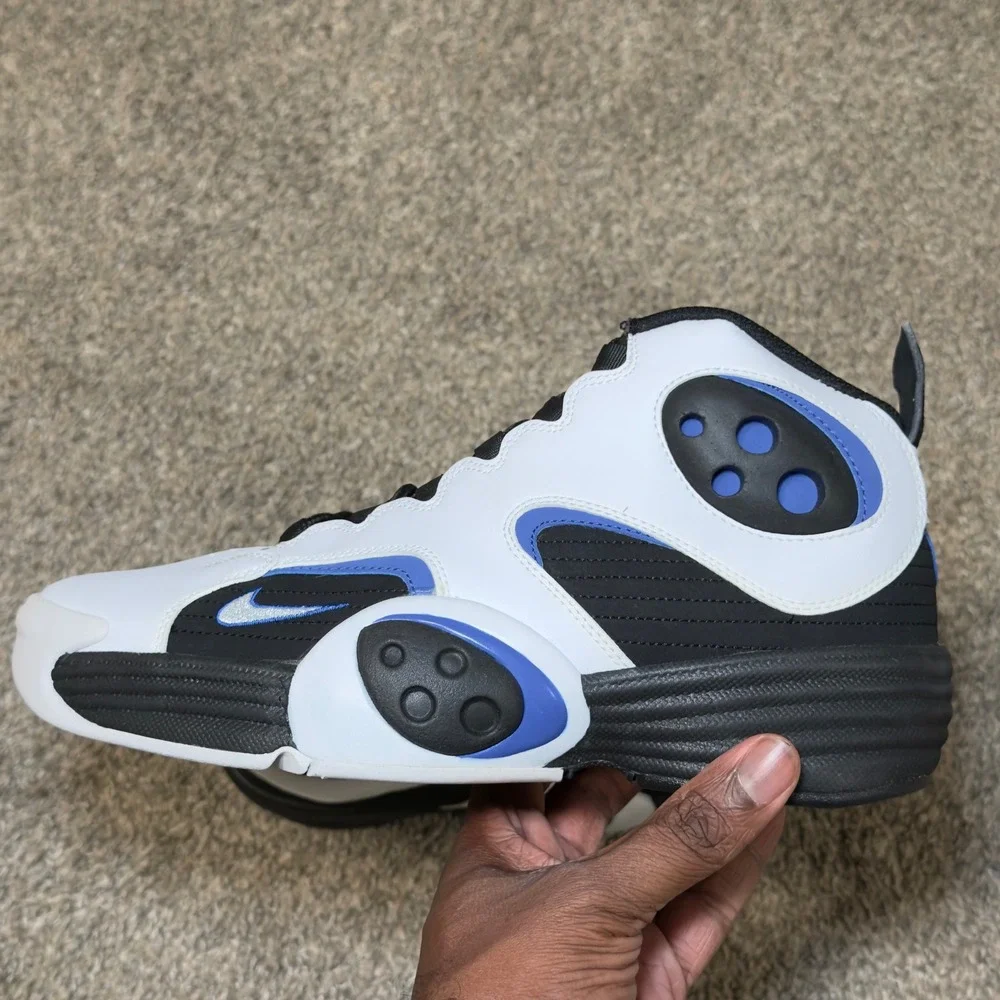 Nike Air Flight One Orlando Magic White Black Royal Blue 520502-110 Mens Size 10